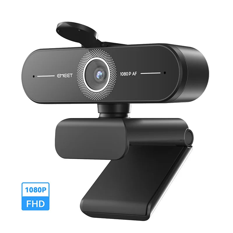 EMEET Webcam Autofocus Streaming Web Camera 4K/2K/1080P 60FPS Web Cam 73°FOV USB Computer Camera with Dual Mics for PC/Laptop