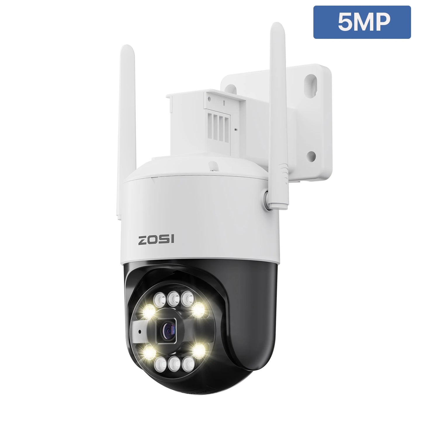 ZOSI C296 5MP/8MP PTZ WiFi Camera Person Vehicle Package Detect Wireless CCTV Video Surveillance Camera Home Security Protection