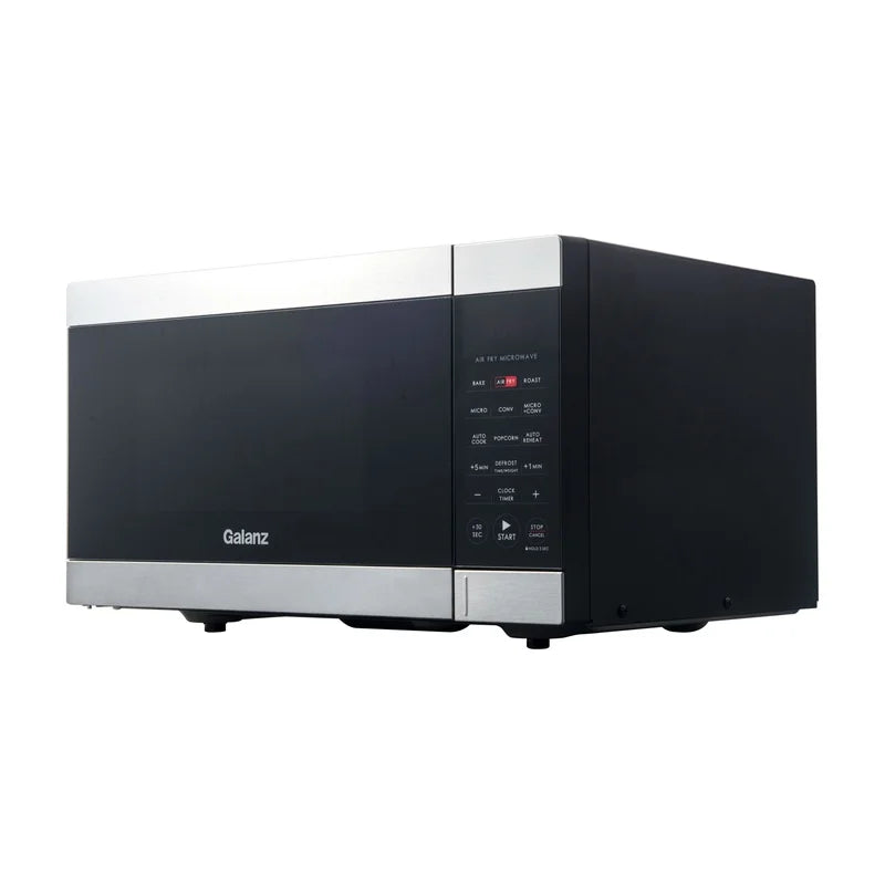 3-in-1 Air Fry Microwave Oven 900W Stainless Steel Convection Cooking Multi-Function Auto-Cook Air Fryer Countertop Kitchen