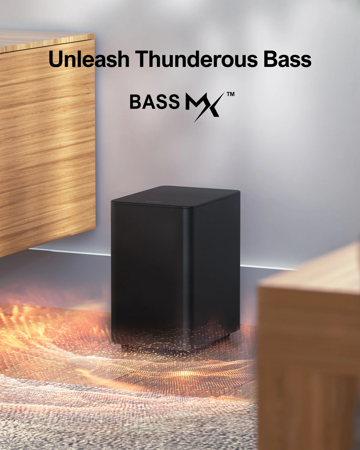 ULTIMEA 320W 5.1 Soundbar with Wireless Subwoofer & 2 Surround Speakers, 3D Surround Sound System Home Theater, APP Control