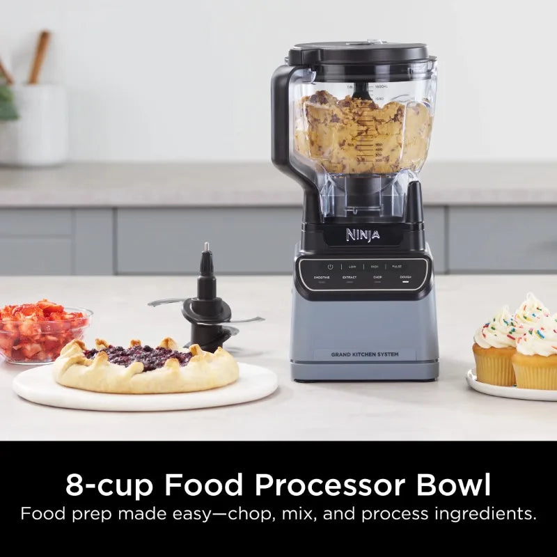 Ninja® Grand Kitchen System 1200, Blender, 4 Preset Auto-iQ® Programs, KS500