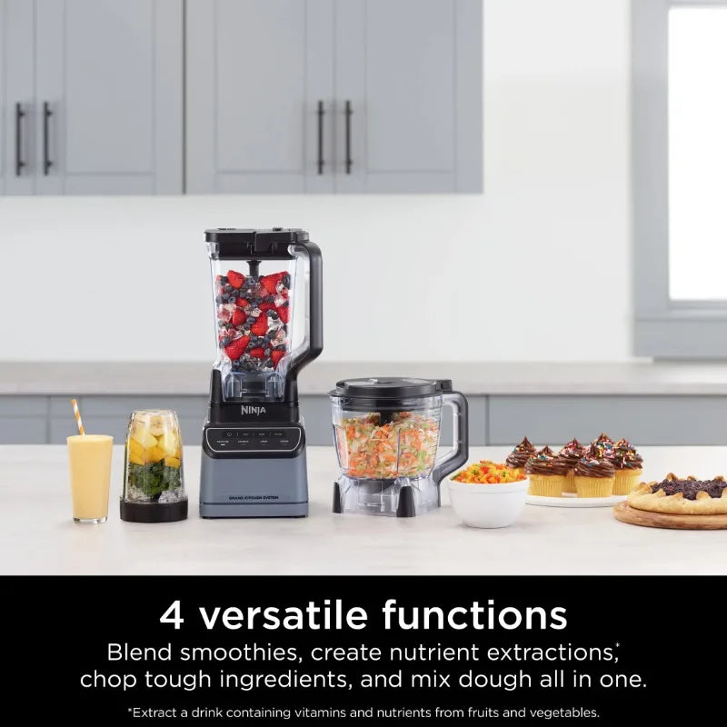 Ninja® Grand Kitchen System 1200, Blender, 4 Preset Auto-iQ® Programs, KS500