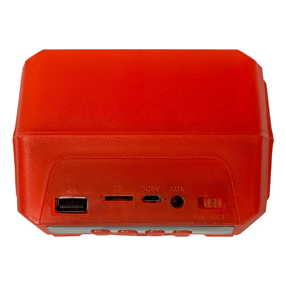 1000W Bluetooth Speaker Dual 3 inch Stereo Outdoor Portable Subwoofer 5.0 Wireless Speaker Rechargeable Transparent Speaker