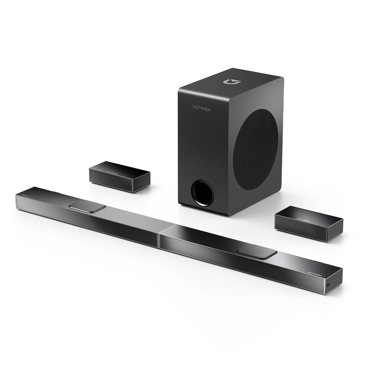 ULTIMEA 520W 5.1.2 Soundbar with Dolby Atmos for Smart TV,4K HDR Pass-through,Home Theater Wireless Bluetooth Soundbar Speakers