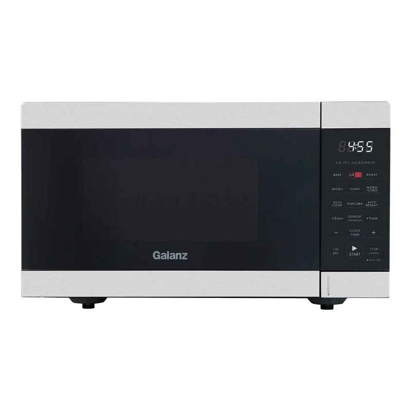3-in-1 Air Fry Microwave Oven 900W Stainless Steel Convection Cooking Multi-Function Auto-Cook Air Fryer Countertop Kitchen